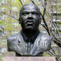 Black man statue bronze martin luther king portrait bust sculpture